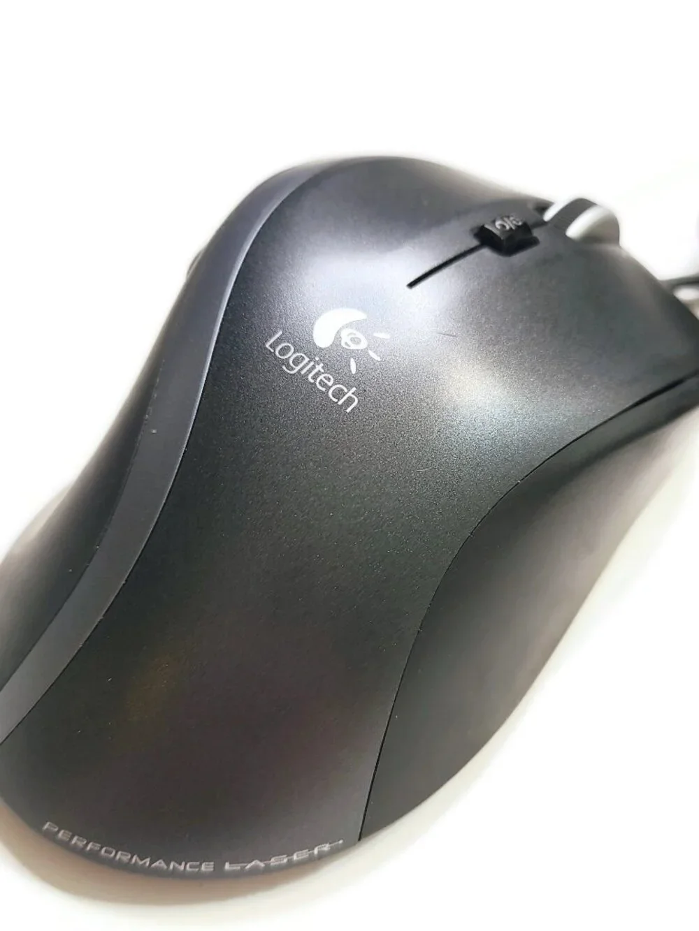 Logitech M500 USB Optical 7 Button Mouse Black Performance Laser M-U0007 WORKS